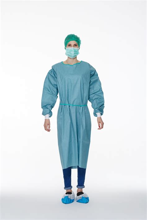 Medical Waterproof Plastic Non Woven Fabric Disposable Protective