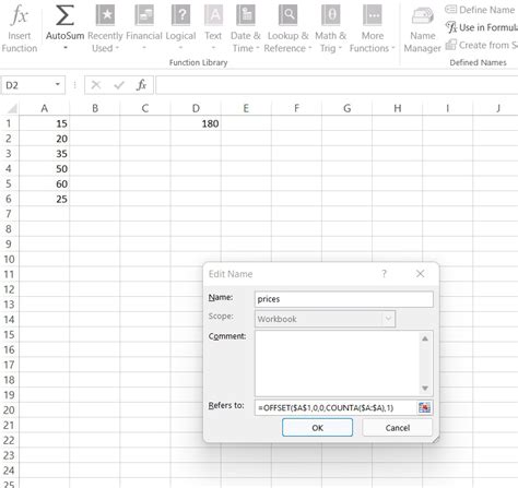 Dynamic Named Range In Excel Geeksforgeeks