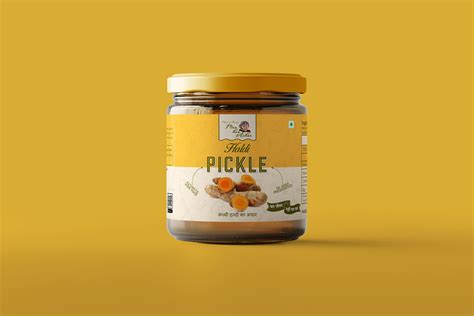Pickle Label Design Achar Label Design अचार लेबल डिजाइन Behance