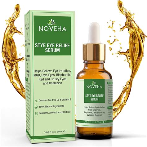 Natural Stye Eye Relief Serum (20 ml) - Herbal Oils for Blepharitis ...