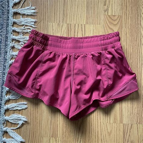 Lulu Shorts Hottie Hot Size Fits Like A Yk How Depop