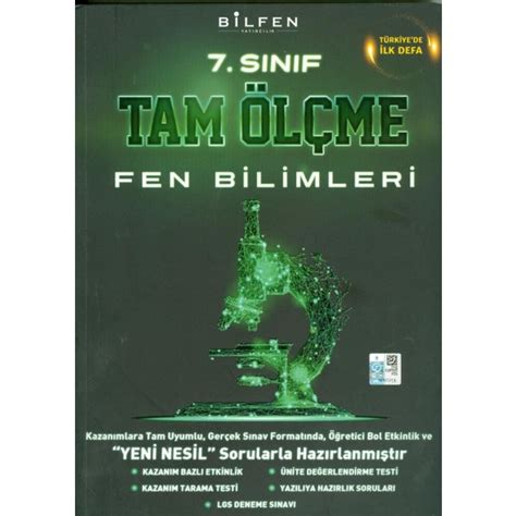 Bilfen Yay Nlar S N F Fen Bilimleri Tam L Me Yeni Kitab