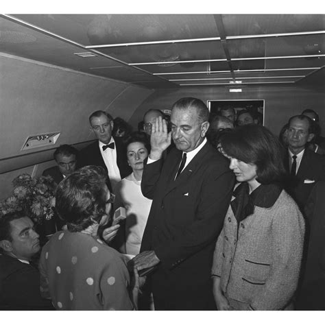 Lyndon Johnson Takes The Oath Of Office After Kennedy'S Assassination ...