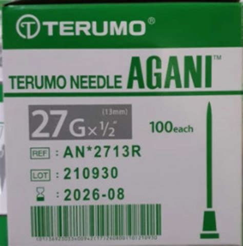 Jual Terumo Agani Needle G X Mm Per Box Isi Pcs Di Seller