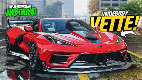 Need For Speed Unbound Widest Widebody Corvette C8 YouTube