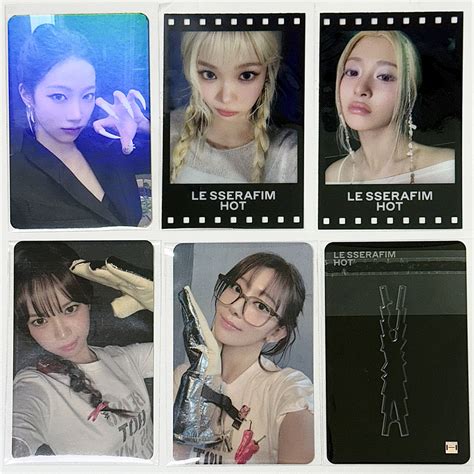 Official Le Sserafim Th Mini Album Hot Pob Photocard Shopee Malaysia
