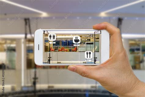 Application of Augmented Reality or AR for Navigation Concept in Mall Looking for Coffee Shop ...