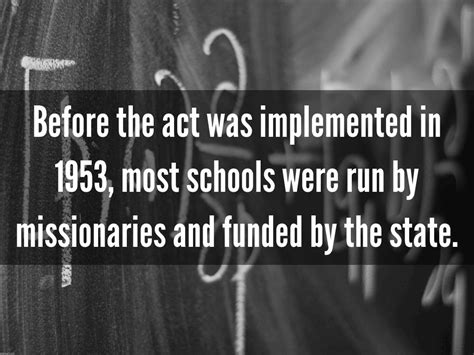 Bantu Education Act Map