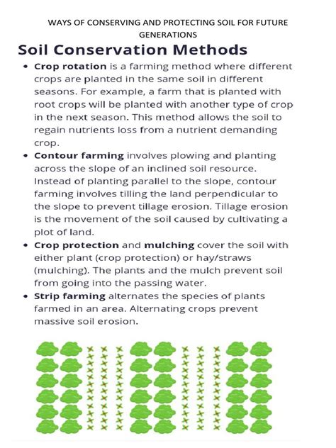 Ways Of Conserving And Protecting Soil For Future Generations Pdf