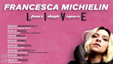 Francesca Michielin Live Anfiteatro Delle Cascine Eventi A Firenze