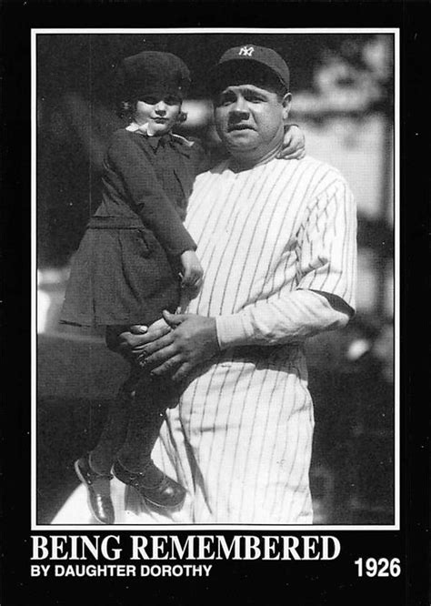 Babe Ruth Baseball Card New York Yankees Bambino 1992 BRC 151 With