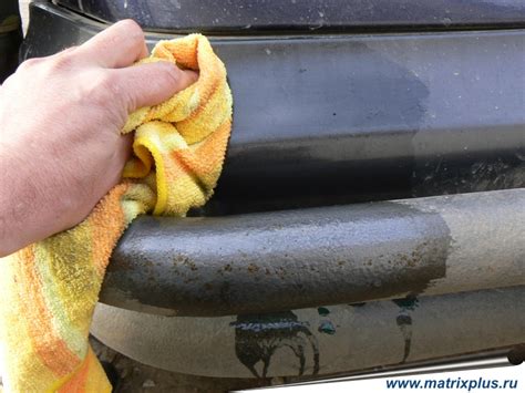 Применение силикона для чернения бамперов и порогов автомобиля ...