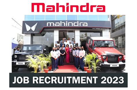 Mahindra Recruitment 2023: Apply Online, Check Mahindra openings