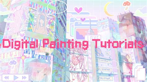 Inika Kawaii Kawaiitown Digital Painting Tutorials