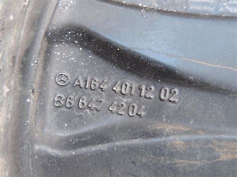 Mercedes ML W164 Alufelge Alu Felge Felgen 19 Zoll 8Jx19 IS60 ET60 ...