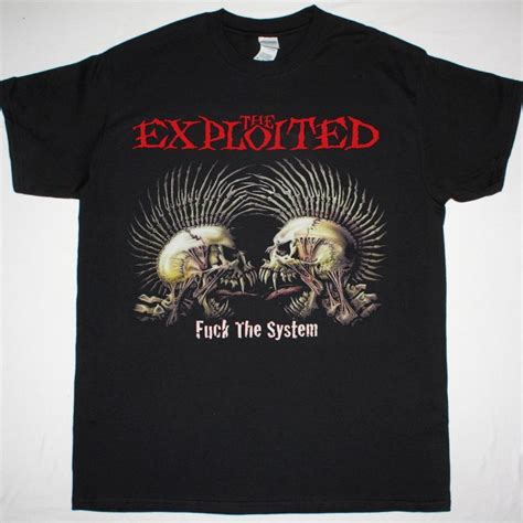 Exploited Fuck The System Best Rock T Shirts