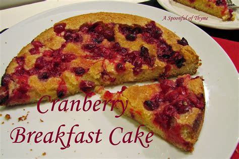 Cranberry Breakfast Cake