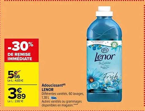 Promo Adoucissant Lenor Chez Carrefour Market Icatalogue Fr