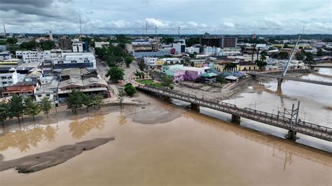 N Vel Do Rio Acre Volta A Registrar Aumento Mas Segue Abaixo Das Cotas