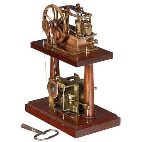 French Model Of A Walking Beam Steam Engine Lot 580