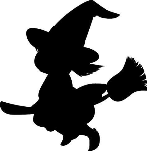 Kostenlose Vektorgrafik: Mädchen, Hexe, Halloween, Besen - Kostenloses ...