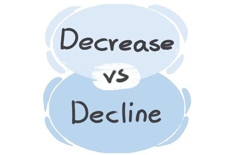 difference  decrease  decline langeek