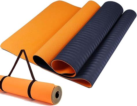 Extra Thick Yoga Mat Eco Friendly TPE All Purpose Non Slip Exercise Mat