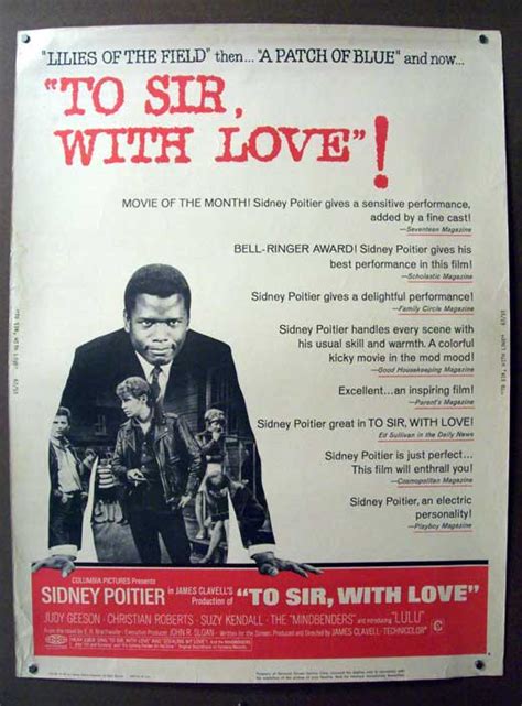 To Sir With Love Poster