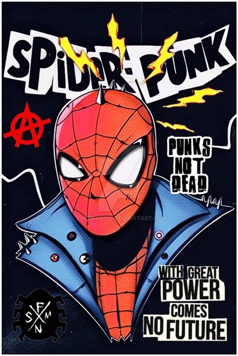 Spider-Punk by thenerd616 on DeviantArt | Marvel spiderman art, Marvel ...