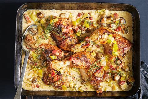 One Pot Creamy Chicken And Leek Recipe Chicken And Leek Casserole