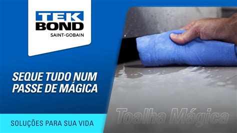 Toalha M Gica Tekbond Secagem R Pida Absorve At X Mais Que