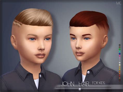 The Sims Resource John Hair By Mathcope Sims 4 Hairs