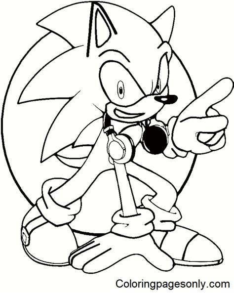 Sonic the Hedgehog 2 The Movie - Sonic Coloring Pages - Sonic The ...