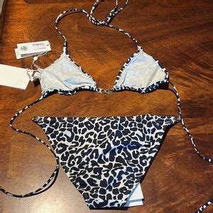 Tory Burch Swim Nwt Tory Burch Clouded Leopard Bikini Poshmark