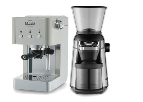 Gran Gaggia Prestige and MD15 Grinder - Cortile Coffee