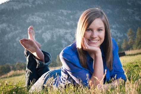 Barefoot High School Senior Feet