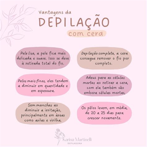 Benefícios Da Depilação A Cera - Vantagens da depilação com cera | Depilação completa, Depilação, Dicas ...