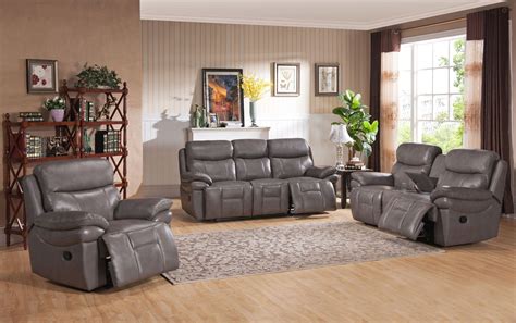 Grey Couches With Recliner At Megan Barnett Blog