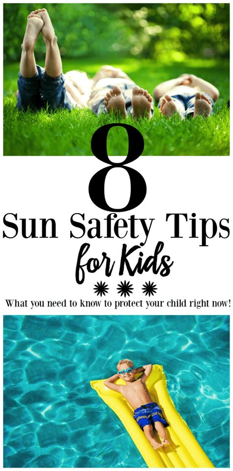 8 Sun Safety Tips For Kids For Summer