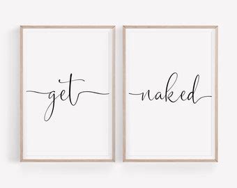 Get Naked Sign Etsy