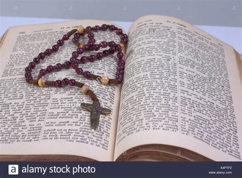 Bible Rosary Stock Photos Bible Rosary Stock Images Alamy