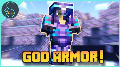 an animated character with the words god armor