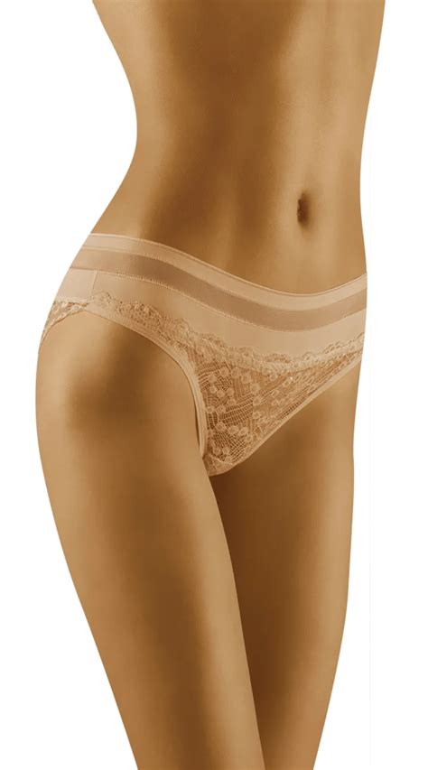 Leda Lovely Beige Lace Briefs Bedtime Flirt