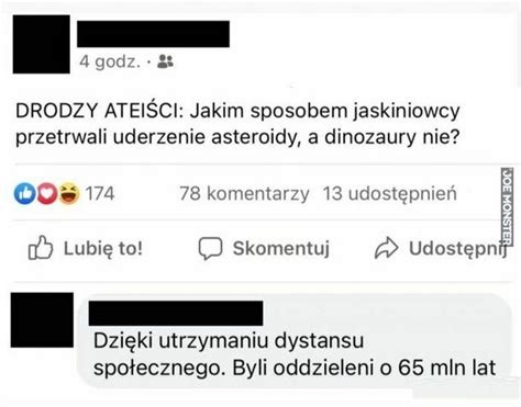 Dystans Spo Eczny Jest Jednak Mega Wa Ny Joe Monster