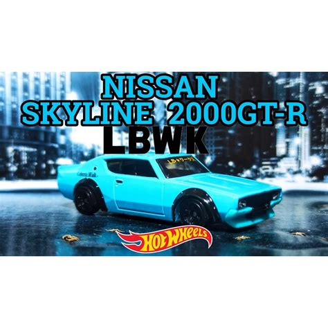 Xe M H Nh Hot Wheels Nissan Skyline Gt R Lbwk Blue New Shopee Vi T Nam