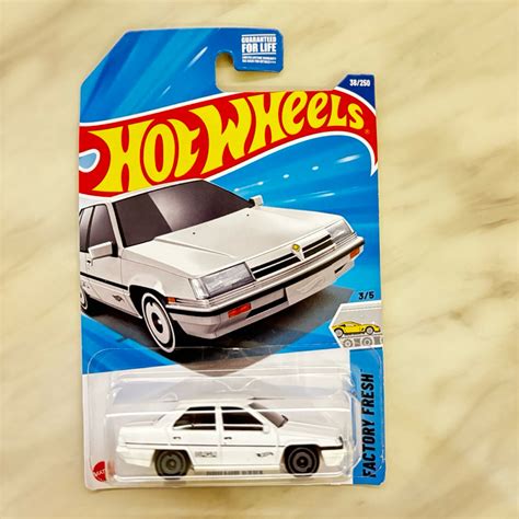 Limited Stock Mattel Hot Wheels Proton Saga Hw Putih White Shopee Malaysia
