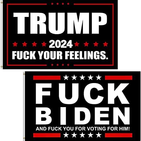 Amazon Trump Flag Fuck Your Feelings Flag X Ft With Two