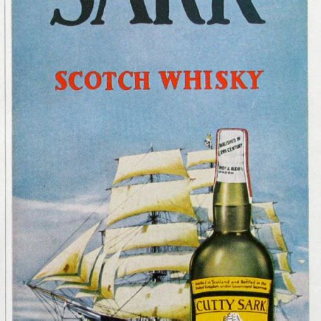 1963 Cutty Sark Scotch Whisky Ad Blended Scots Whiskey North