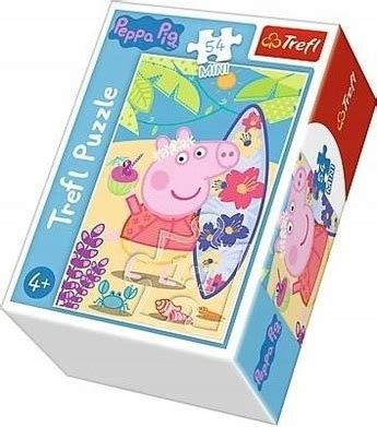 TREFL PUZZLE MINI ŚWINKA PEPPA PEPA PIG 54 ELEMENT 9156207220 Allegro pl