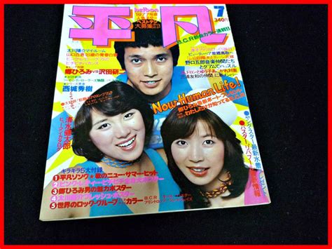 【傷や汚れあり】★平凡 1977年7月号★野口五郎山口百恵キャンディーズピンクレディー★昭和レトロアンティークの落札情報詳細